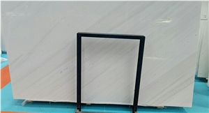 Polished White Sivec P1 Marble Tiles, Slabs