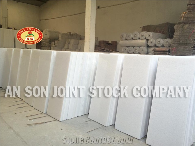 High Quality White Marble 40x80x3 cm