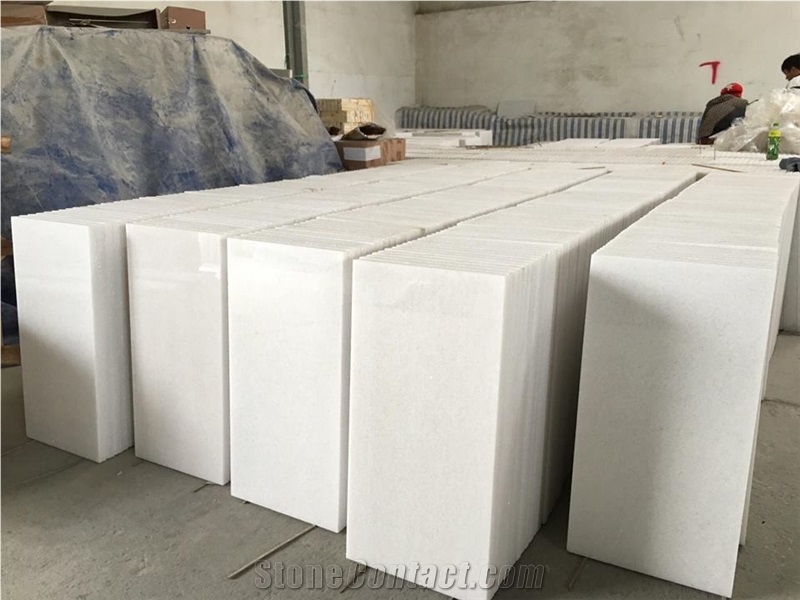 High Quality White Marble 40x80x3 cm