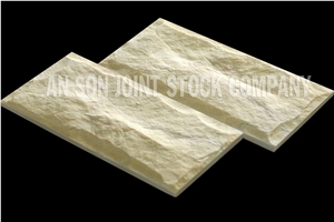 High Quality Yellow Mushroom Marble Wall