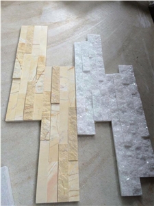High Quality Yellow Mushroom Marble Wall