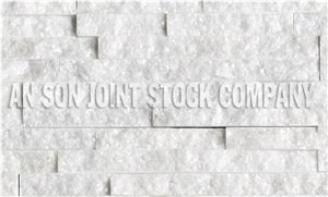 Milky White Marble Mushroomed Stone- Mushroom Marble