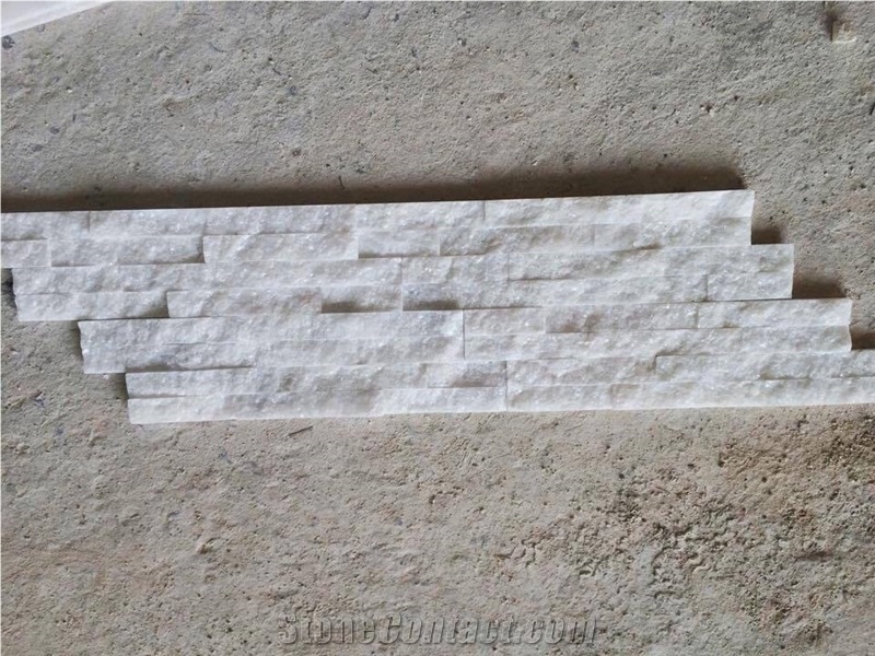 Milky White Marble Mushroomed Stone- Mushroom Marble