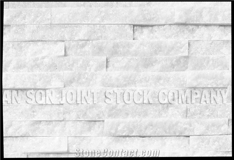 Milky White Marble Mushroomed Stone- Mushroom Marble