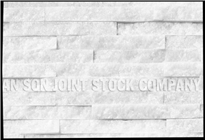 Milky White Marble Mushroomed Stone- Mushroom Marble