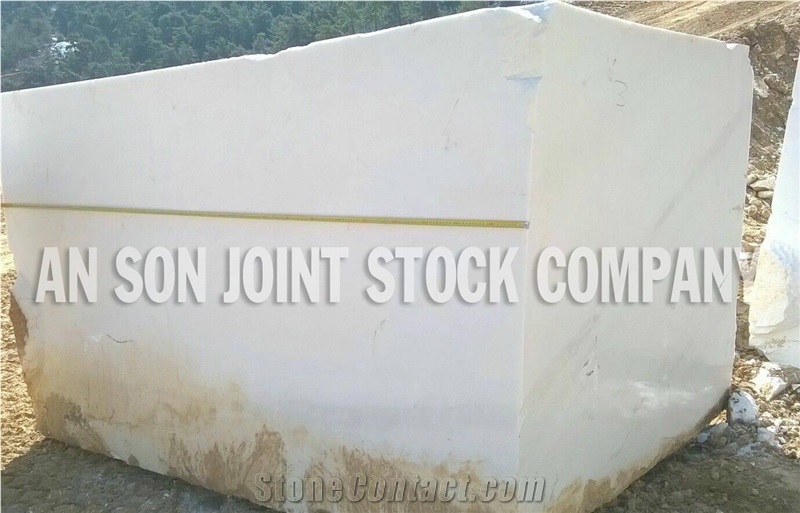 Viet Nam White Marble Block