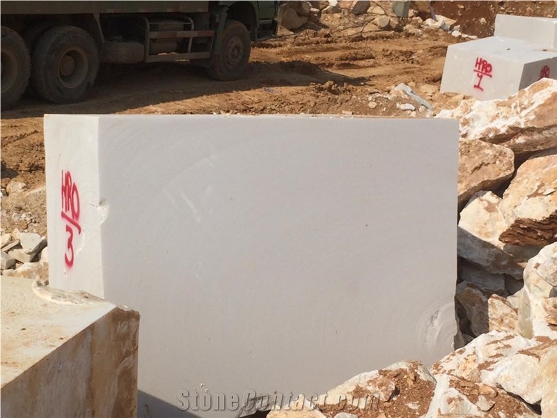 Viet Nam White Marble Block