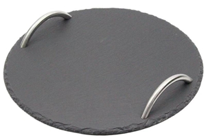 Black Slate Plate Food Tableware Application