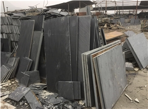 Black Slate Slab&Tiles China Jiujiang Natural