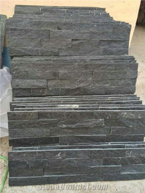 China Cheap Grey Slate Culture Stone Wall Tile