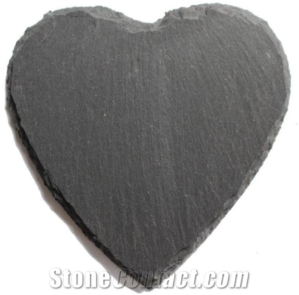 China Dark Grey Slate Plate Split