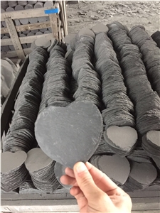 China Dark Grey Slate Plate Split
