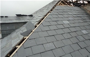 China Grey Slate Split Culture Stone Roofing Tile