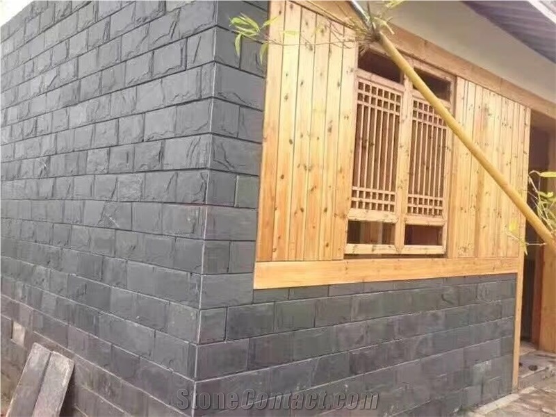 Split Face Slate Culture Stone Wall Panels