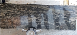 Spider Black Granite Slabs