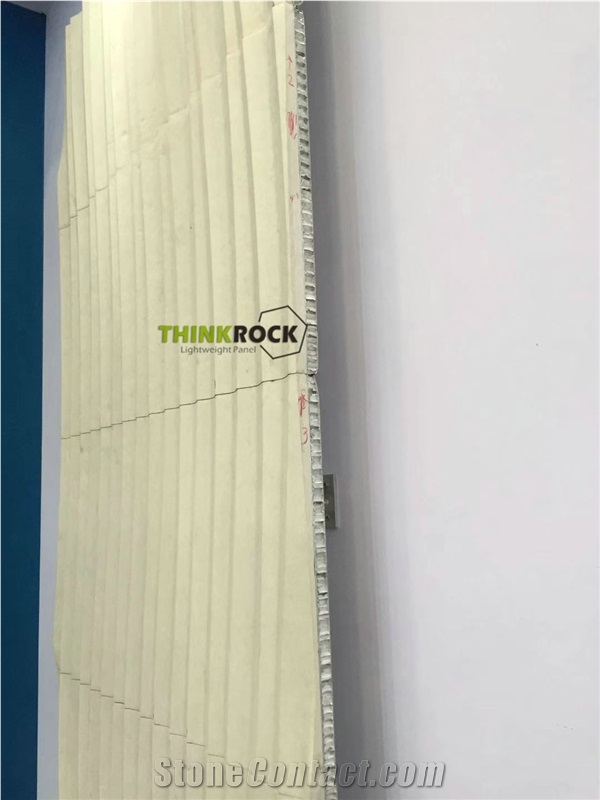Artificial Stone Backed Honeycomb Cnc Wall Panels