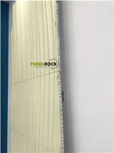 Artificial Stone Backed Honeycomb Cnc Wall Panels
