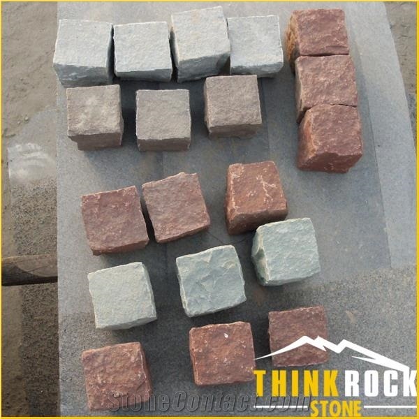 Driveway Paving Granite Cube Stone Cobblestones