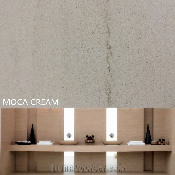 Moca Cream Limestone Honeycomb Panels