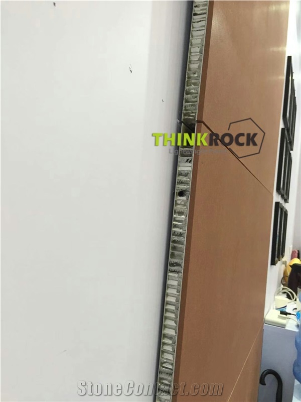 Red Sandstone Honeycomb-Backed Wall Clad Panels