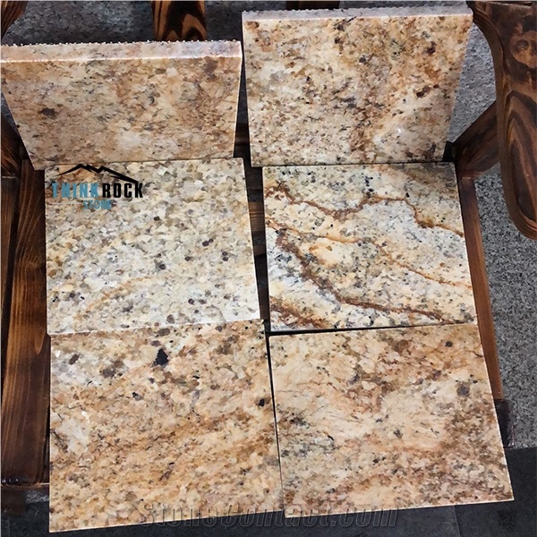 Solaris Gold Granite Giallo Solaris Slabs Tiles
