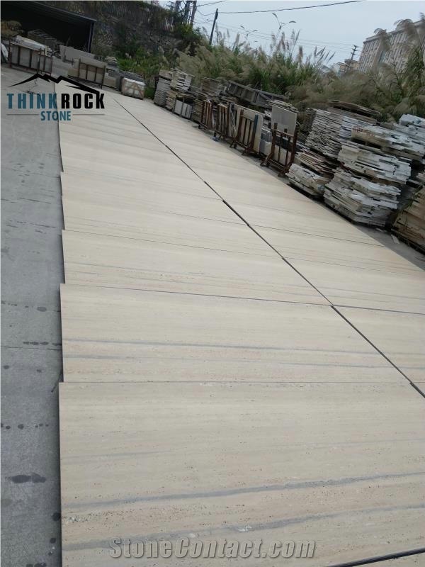 Travertino Striato Silver, Silver Travertine Tiles