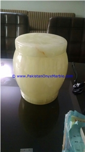 Afghan Green Onyx Urns