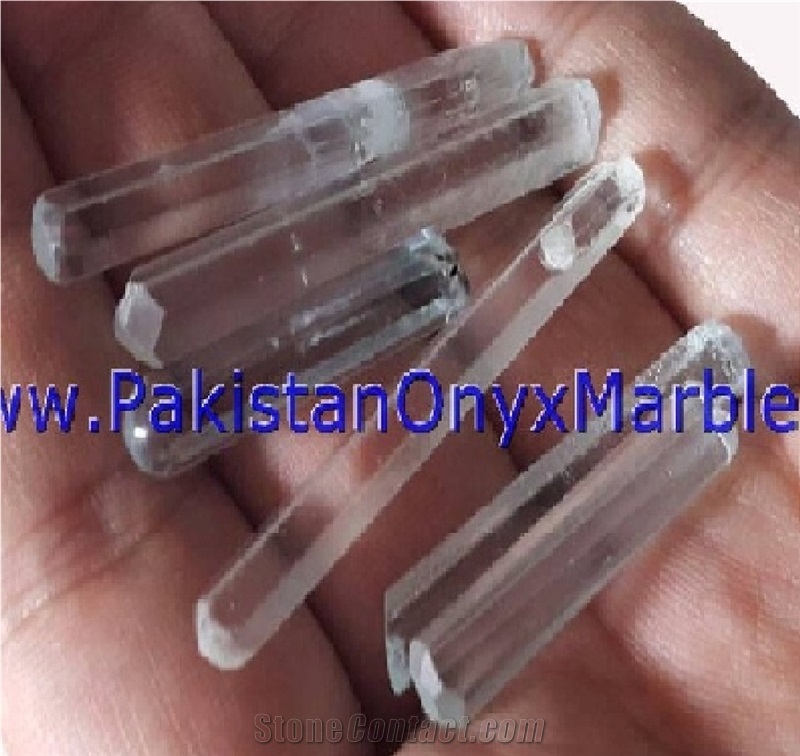 Aquamarine Beryl Crystal Thin Natural