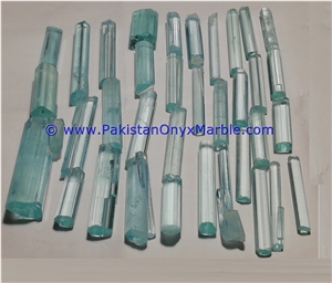 Aquamarine Beryl Crystal Thin Natural