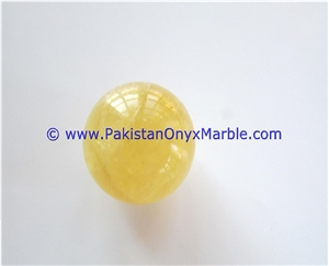 Calcite Honey Polished Stones