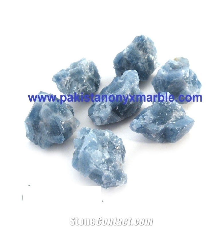 Calcite Rough Natural Blue Calcite Crystal