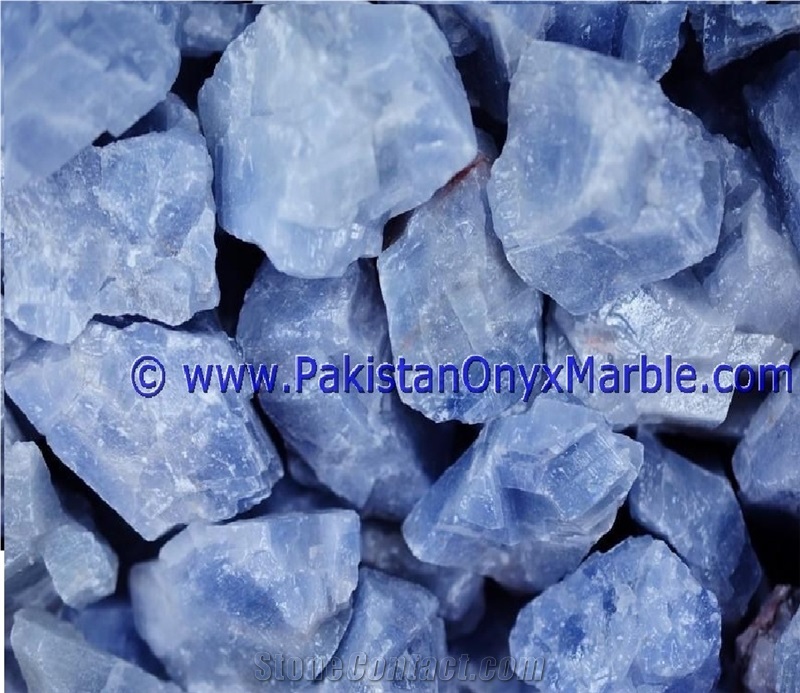 Calcite Rough Natural Blue Calcite Crystal