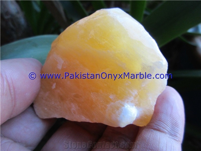 Calcite Rough Natural Honey Calcite Crystal