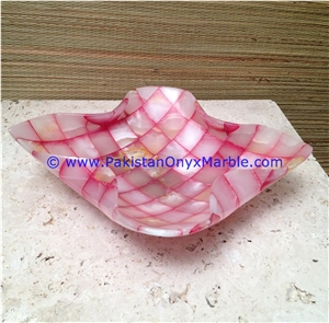 Colored Patch Work Onyx Bowls