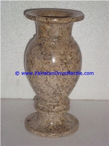 Coral Beige Marble Vases Fossil Corel Marble