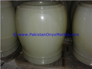 Green Onyx Urns