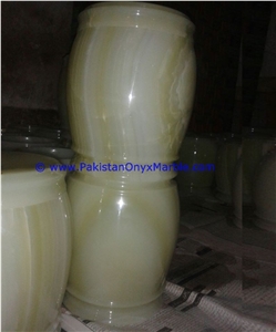 Green Onyx Urns