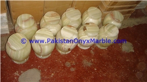 Green Onyx Urns