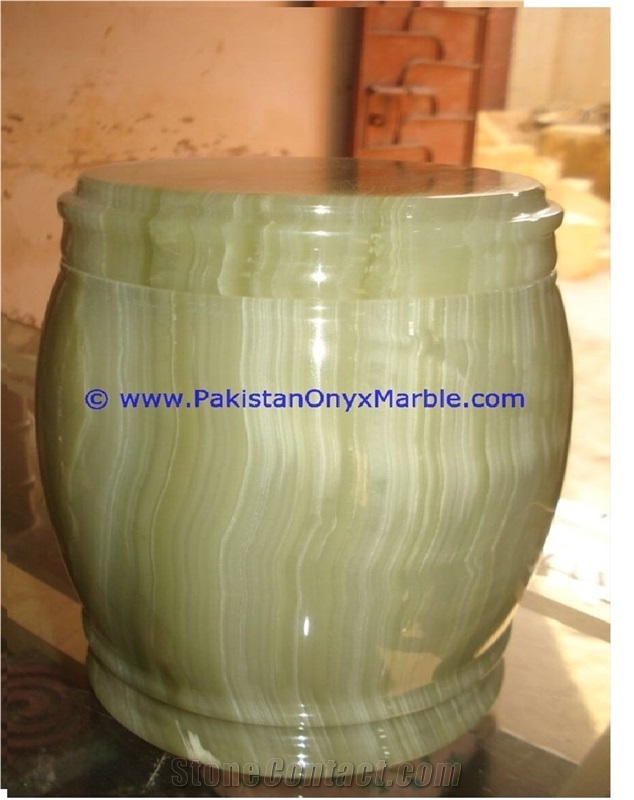 Green Onyx Urns