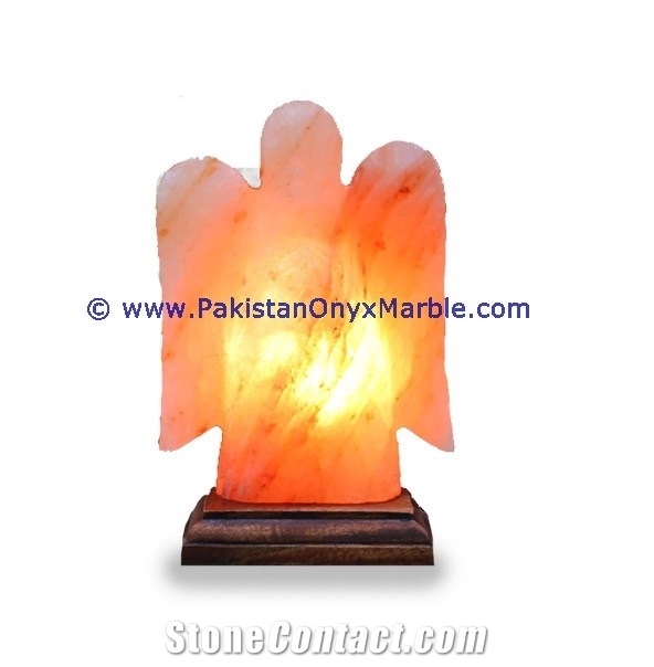 Himalayan Ionic Salt Crystal Angel Lamp
