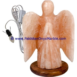 Himalayan Ionic Salt Crystal Angel Lamp