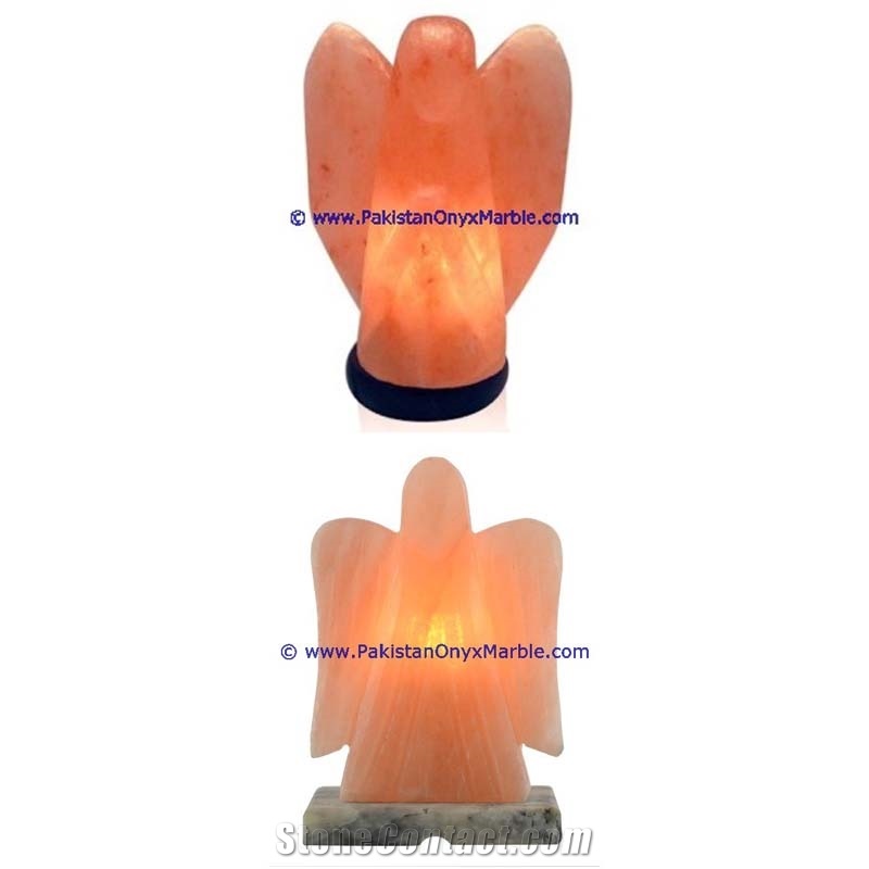 Himalayan Ionic Salt Crystal Angel Lamp
