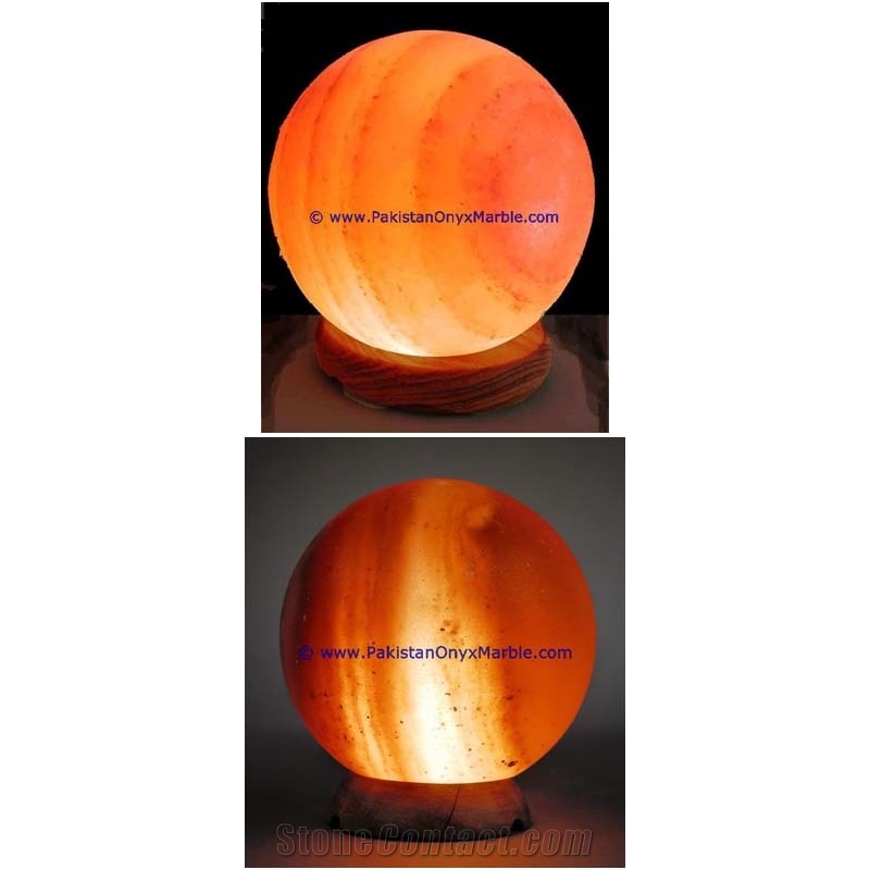 Himalayan Ionic Salt Crystal Ball Lamp