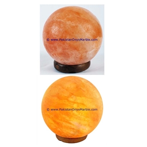 Himalayan Ionic Salt Crystal Ball Lamp