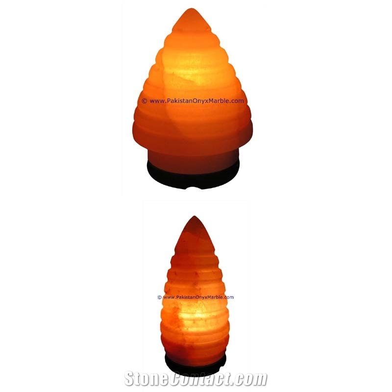 Himalayan Ionic Salt Crystal Cone Lamp