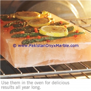 Himalayan Pink Salt Cooking Tiles Plates Bricks