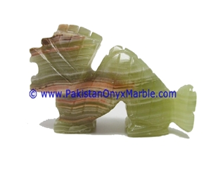 Jade Green Onyx Dragon Statue