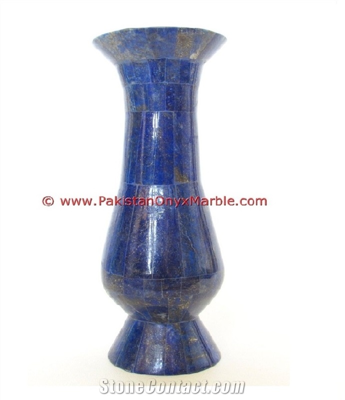 Lapis Lazuli Flower Vases
