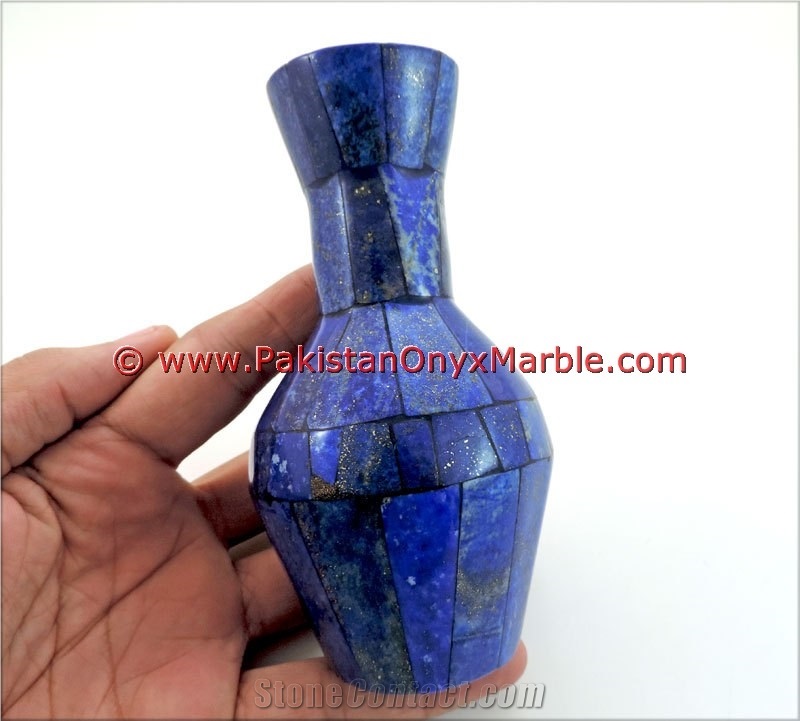 Lapis Lazuli Flower Vases