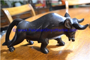 Marble Animals Bull Ox Statue Sculpture